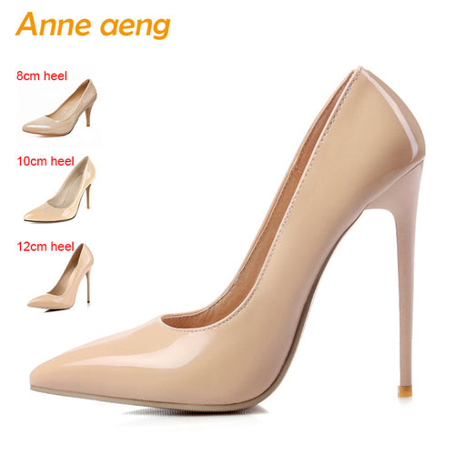 12cm High thin Heels Women Pumps  Bridal Wedding Shoes Sexy Ladies