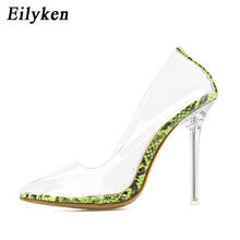 Load image into Gallery viewer, Pumps Sandals Perspex Stilettos High Heels Point Toe 35-42