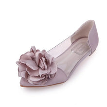 Load image into Gallery viewer, Spring Flats Women Shoes Transparent  Pointed Toe Slip