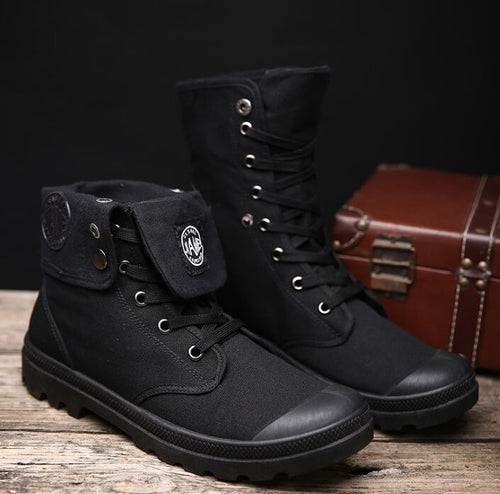2020 Fashion High Top Sneakers Canvas Shoes Men Trainers size 39-45