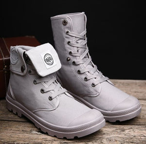 2020 Fashion High Top Sneakers Canvas Shoes Men Trainers size 39-45