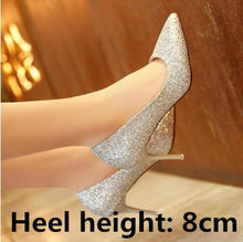 Load image into Gallery viewer, Women Fashion Golden Comfortable on Lady Wedding Party High Heel