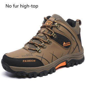 High quality ankle snow boots men 2020