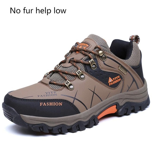 High quality ankle snow boots men 2020