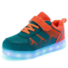 Load image into Gallery viewer, Light Glowing Luminous Sneakers with light sole for Kids Boys Girls