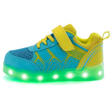 Load image into Gallery viewer, Light Glowing Luminous Sneakers with light sole for Kids Boys Girls