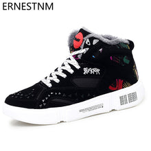 Load image into Gallery viewer, High Top Sneakers Warm Winter Plush Women Shoes
