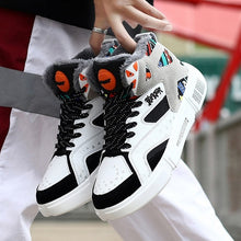 Load image into Gallery viewer, High Top Sneakers Warm Winter Plush Women Shoes