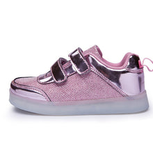 Load image into Gallery viewer, USB Charging Basket Led Children Shoes With Light Up Boys&amp;Girls
