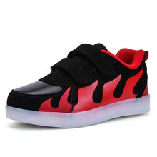 Load image into Gallery viewer, USB Charging Basket Led Children Shoes With Light Up Boys&amp;Girls