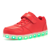 Load image into Gallery viewer, USB Charging Basket Led Children Shoes With Light Up Boys&amp;Girls