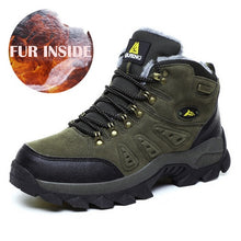 Load image into Gallery viewer, New arrival Winter Pro-Mountain Outdoor Hiking Shoes For Men Women Add Fur Hiking Boots Walking Warm Training Trekking Footwear