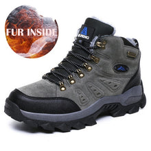 Load image into Gallery viewer, New arrival Winter Pro-Mountain Outdoor Hiking Shoes For Men Women Add Fur Hiking Boots Walking Warm Training Trekking Footwear
