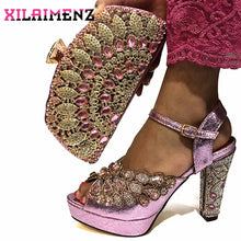 Load image into Gallery viewer, 2020  High Quality Italian Women Shoes and Bag To Match for Party