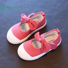 Load image into Gallery viewer, Bekamille  Casual Shoes Kids Lovely Bow Flat Sneakers