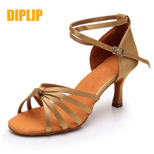 Load image into Gallery viewer, New Latin Dance Shoes For Women Tango Heels soft  5/7cm Ballroom Dance