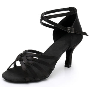 New Latin Dance Shoes For Women Tango Heels soft  5/7cm Ballroom Dance