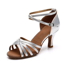 Load image into Gallery viewer, New Latin Dance Shoes For Women Tango Heels soft  5/7cm Ballroom Dance