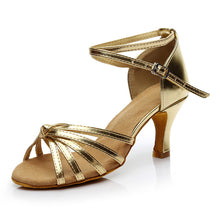 Load image into Gallery viewer, New Latin Dance Shoes For Women Tango Heels soft  5/7cm Ballroom Dance