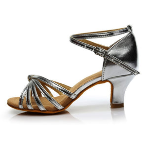 New Latin Dance Shoes For Women Tango Heels soft  5/7cm Ballroom Dance