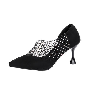 2020 Crystal Sexy Wedding Party Shoes for Women High Heels Thin  Summer Shoes