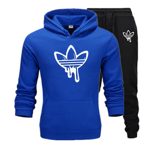 2020 New Two Pieces Set Fashion Hooded Sweatshirts Sportswear Men