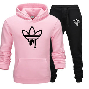2020 New Two Pieces Set Fashion Hooded Sweatshirts Sportswear Men