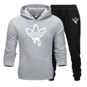 2020 New Two Pieces Set Fashion Hooded Sweatshirts Sportswear Men