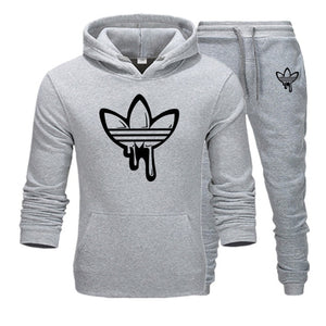2020 New Two Pieces Set Fashion Hooded Sweatshirts Sportswear Men