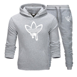 2020 New Two Pieces Set Fashion Hooded Sweatshirts Sportswear Men