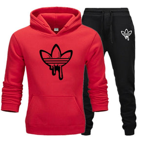 2020 New Two Pieces Set Fashion Hooded Sweatshirts Sportswear Men