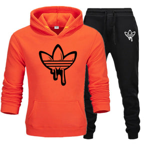 2020 New Two Pieces Set Fashion Hooded Sweatshirts Sportswear Men