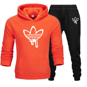 2020 New Two Pieces Set Fashion Hooded Sweatshirts Sportswear Men