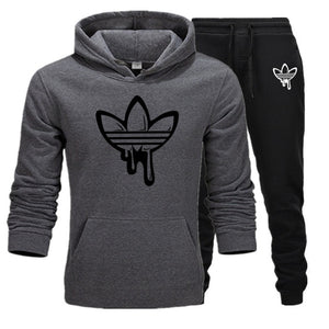2020 New Two Pieces Set Fashion Hooded Sweatshirts Sportswear Men