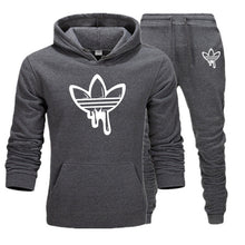 Load image into Gallery viewer, 2020 New Two Pieces Set Fashion Hooded Sweatshirts Sportswear Men