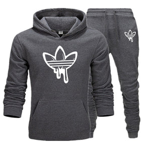 2020 New Two Pieces Set Fashion Hooded Sweatshirts Sportswear Men