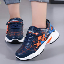 Load image into Gallery viewer, Spiderman Waterproof Leather Children Running Shoes