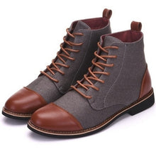Load image into Gallery viewer, YWEEN Casual Lace Up shoes Booties Oxfords Fashion Leather Boots Men