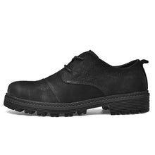 Load image into Gallery viewer, Leather Shoe Walking Footwear Soft Black Fashion