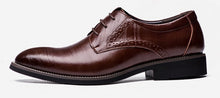 Load image into Gallery viewer, Lace-Up Bullock Business Dress  Male Formal Shoes New High Quality