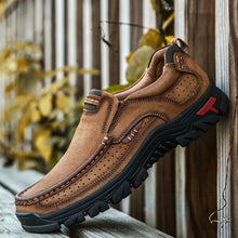 Load image into Gallery viewer, cow leather men brand running shoes genuine leather breathable