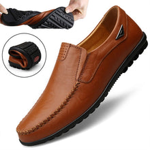 Load image into Gallery viewer, Hot Sale Genuine Leather Men Shoes Casual flat men