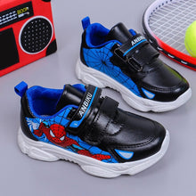 Load image into Gallery viewer, Spiderman Waterproof Leather Children Running Shoes