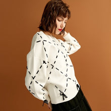 Load image into Gallery viewer, ONLY 2020  womens&#39; winter new loose rope lace knit sweater Trendy
