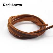 Load image into Gallery viewer, Leather shoes Cowhide Cutting Laces Casual Shoelaces