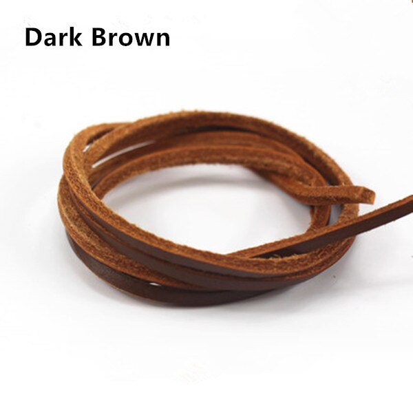 Leather shoes Cowhide Cutting Laces Casual Shoelaces
