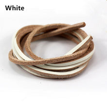 Load image into Gallery viewer, Leather shoes Cowhide Cutting Laces Casual Shoelaces