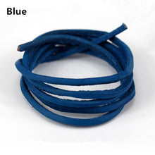 Load image into Gallery viewer, Leather shoes Cowhide Cutting Laces Casual Shoelaces