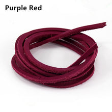 Load image into Gallery viewer, Leather shoes Cowhide Cutting Laces Casual Shoelaces