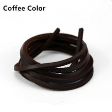 Load image into Gallery viewer, Leather shoes Cowhide Cutting Laces Casual Shoelaces